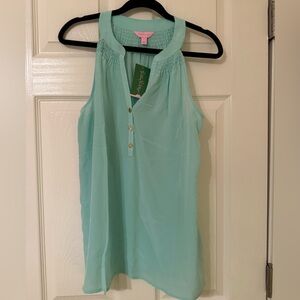 Lilly Pulitzer Mint Sleeveless Blouse
